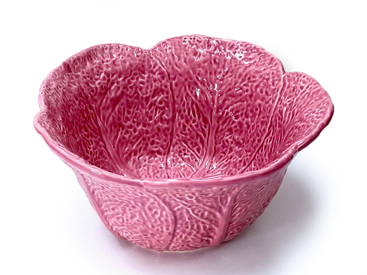 Olfaire (Portugal) 'Chou' en rose, grand bol à salade/service de 10,5 po