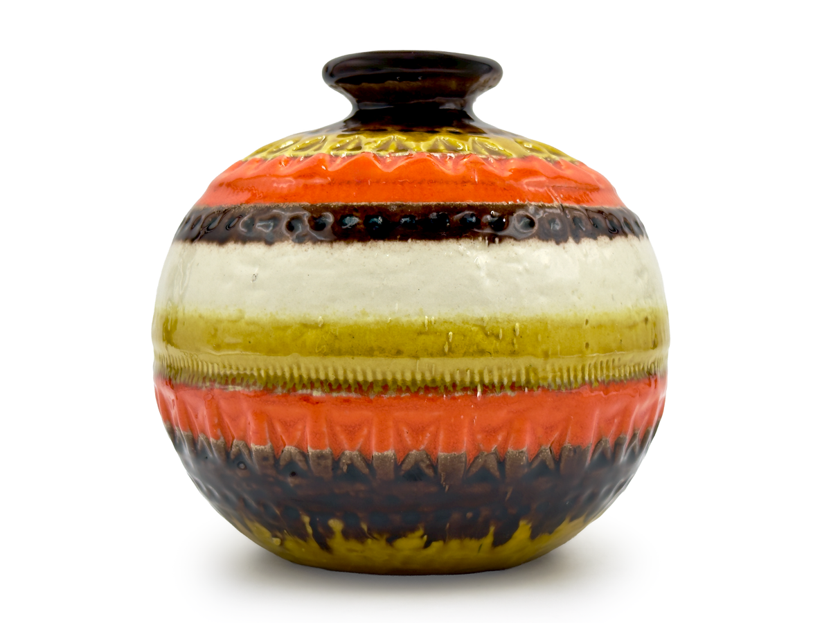 Bitossi (Italy) 'Rimini Florentino' 6" Ball Vase *RARE FIND*
