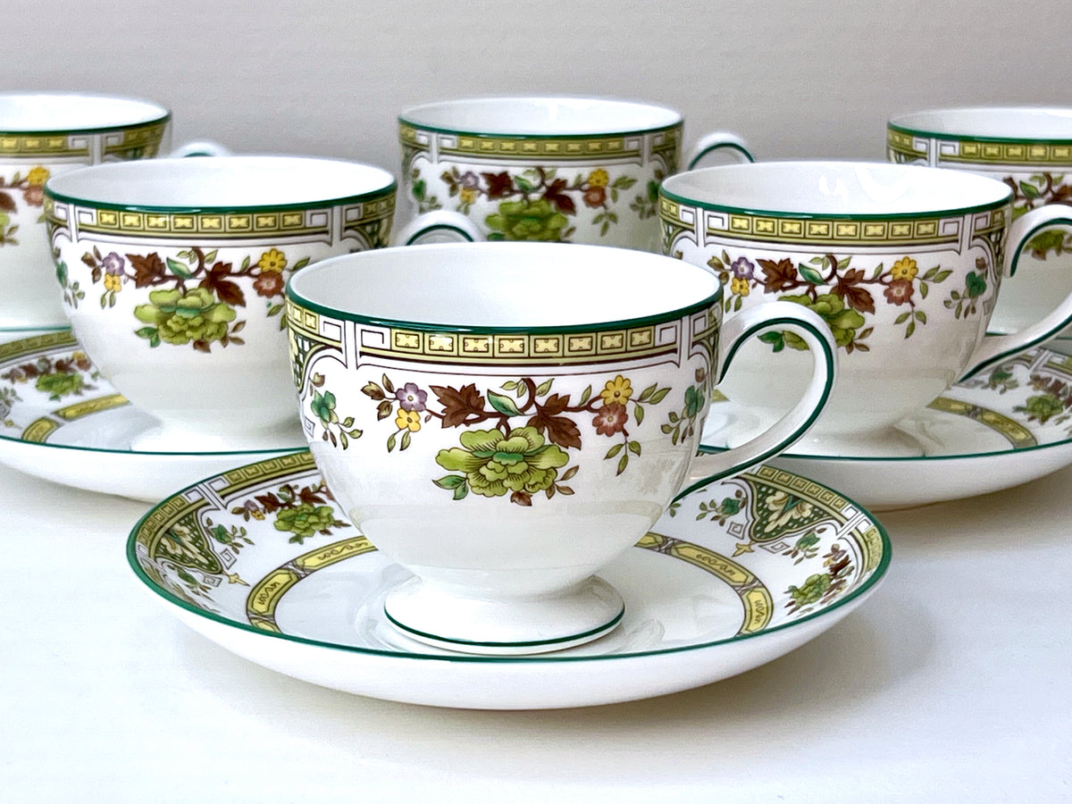 Tasse à thé et soucoupe « Tamarisk » de Wedgwood (Angleterre) [Vendu séparément] *DÉCOUVERTE RARE*