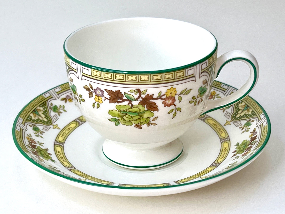 Tasse à thé et soucoupe « Tamarisk » de Wedgwood (Angleterre) [Vendu séparément] *DÉCOUVERTE RARE*