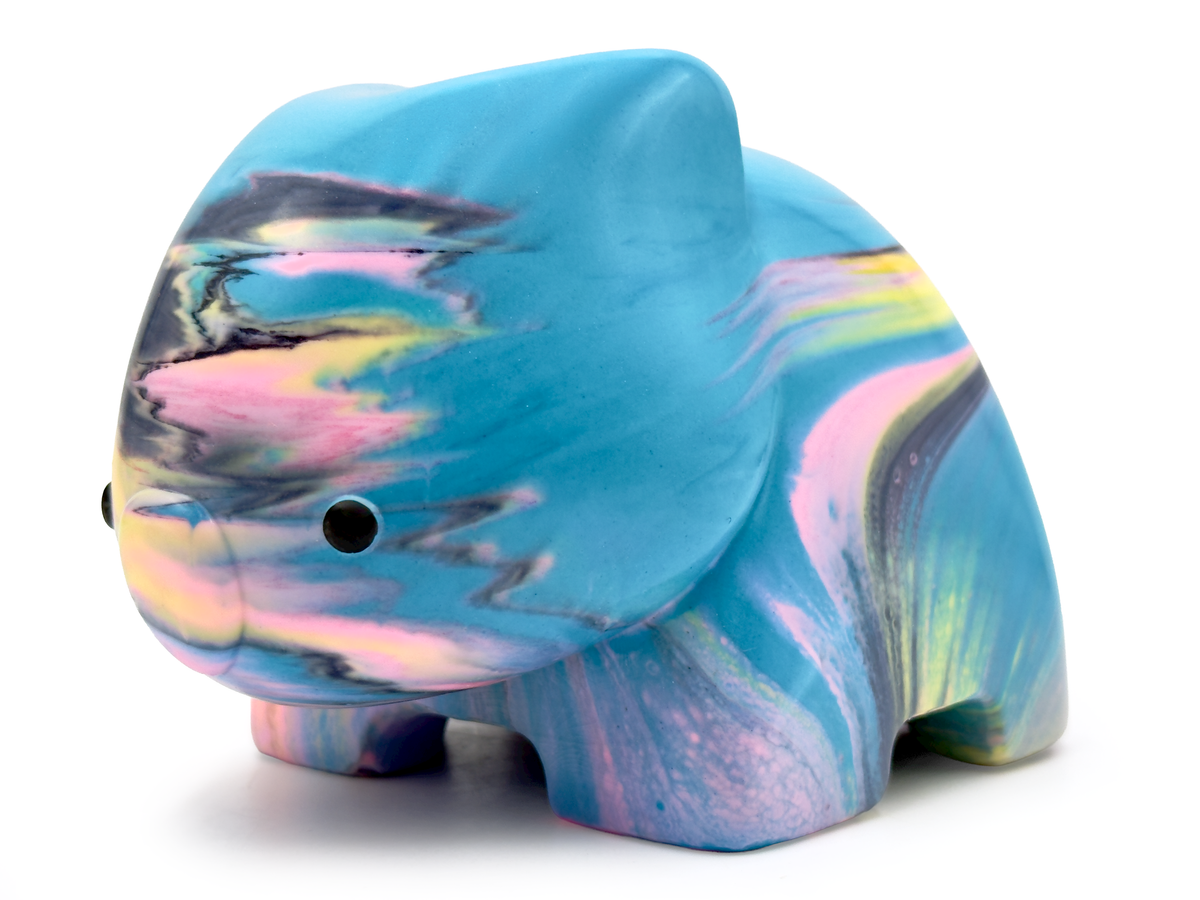 Pete Cromer (Australia) Resin Wombat - Multicolour