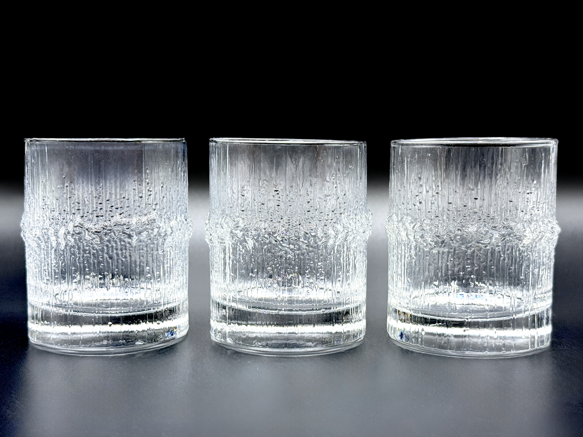 Vaso de cristal antiguo 'Niva' de Iittala (Finlandia) [Se vende por separado]