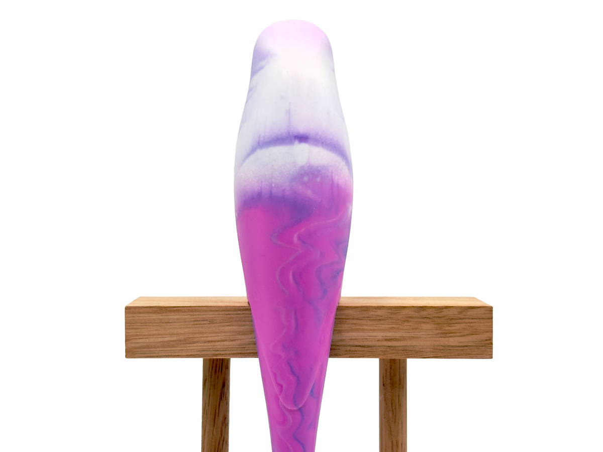 Pete Cromer (Australia) Resin Budgerigar - Purple