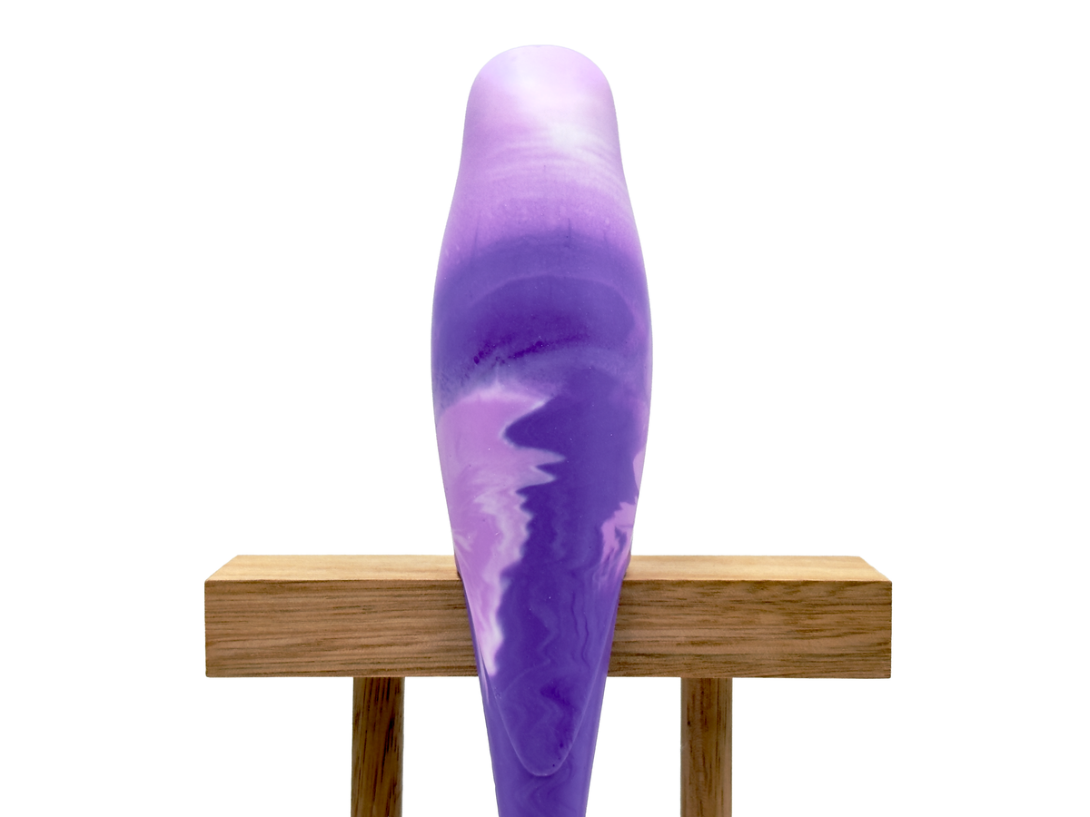 Pete Cromer (Australia) Resin Budgerigar - Purple