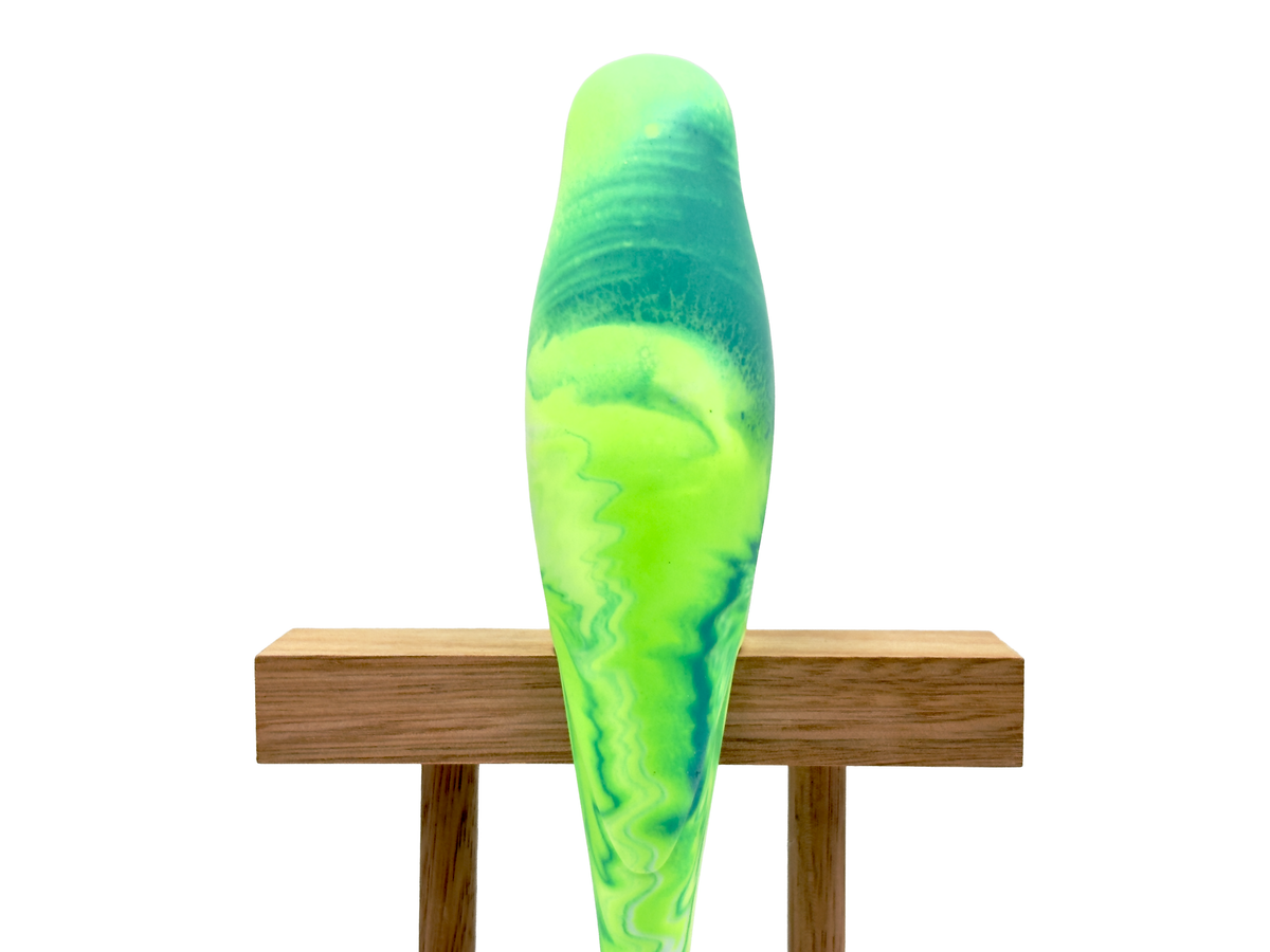 Pete Cromer (Australia) Resin Budgerigar - Green