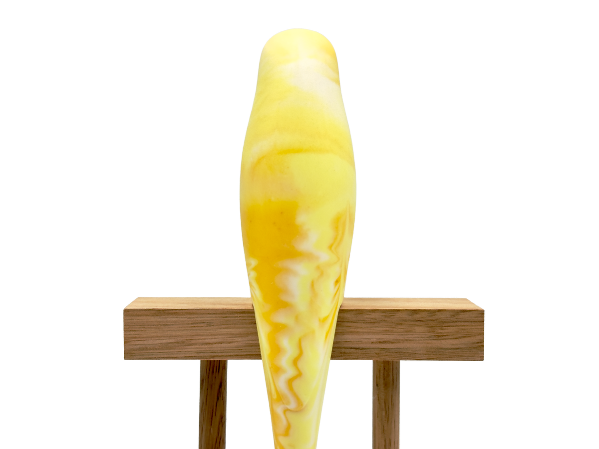 Pete Cromer (Australia) Resin Budgerigar - Yellow