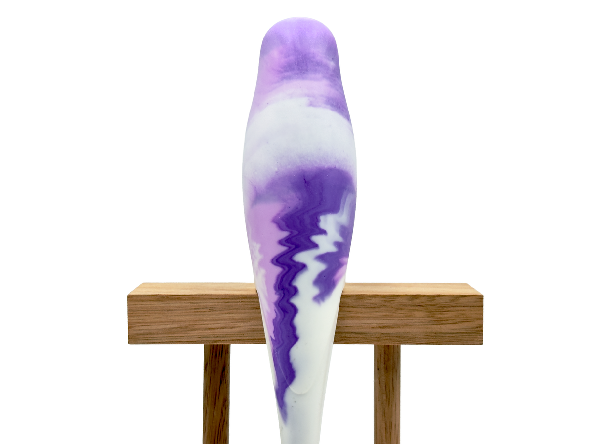 Pete Cromer (Australia) Resin Budgerigar - Purple