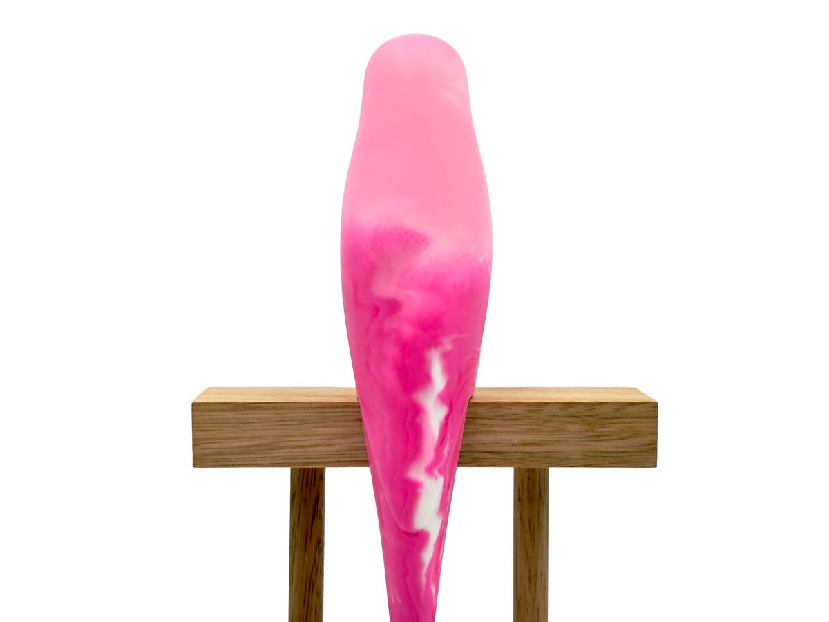Pete Cromer (Australia) Resin Budgerigar - Pink