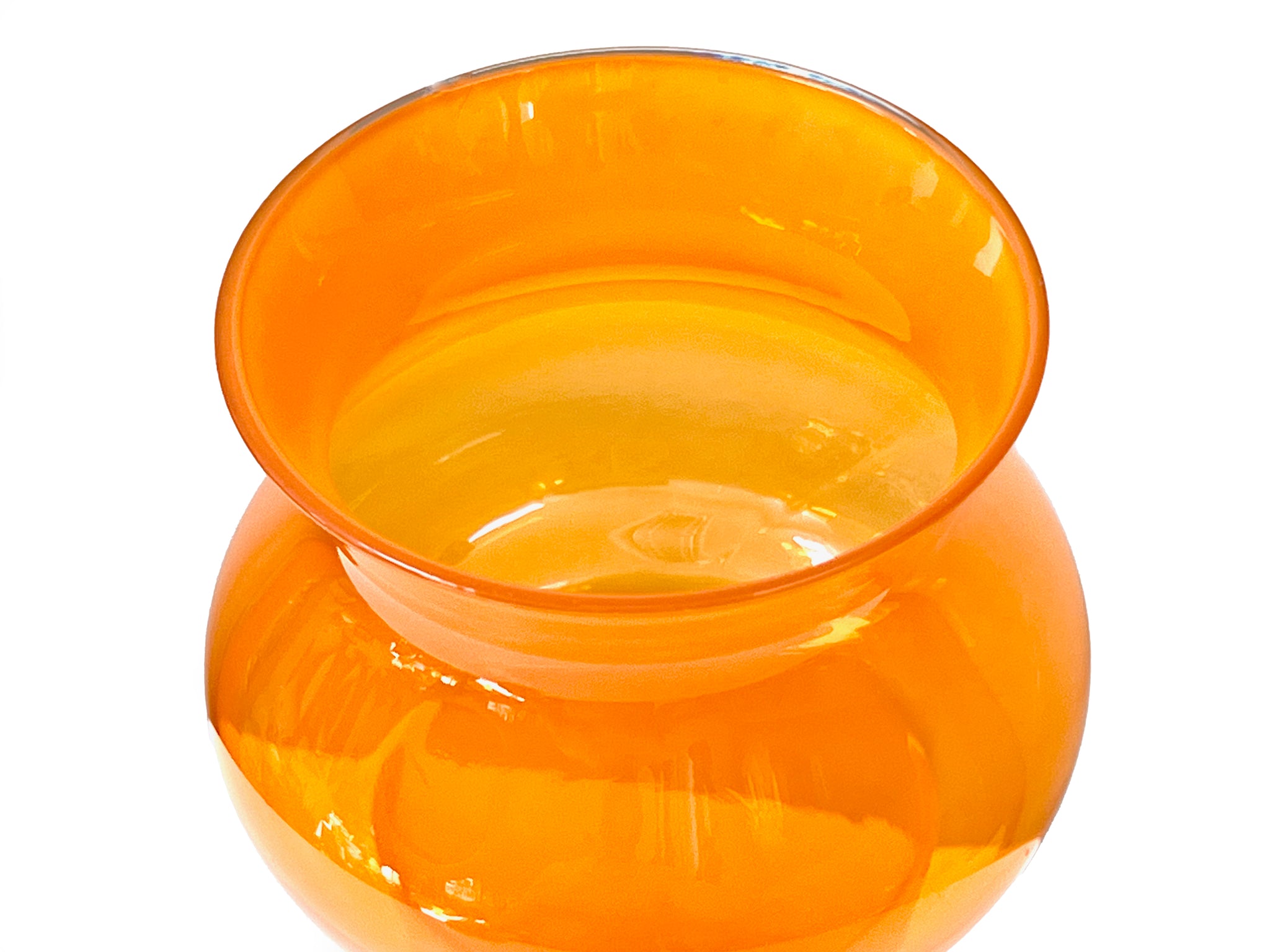 Bo Borgstrom for Aseda Glasbruk Orange Vase store