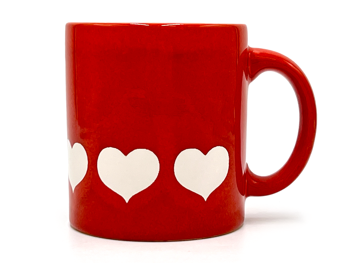 Tasse à café « Cœur » de Waechtersbach (Allemagne de l'Ouest)