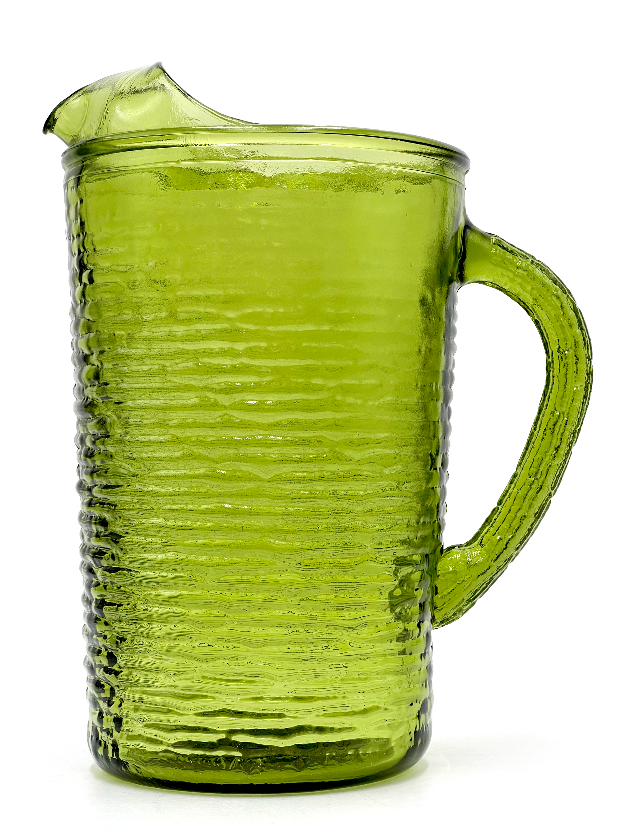 Anchor Hocking (USA) 'Soreno' in Avocado Green, Pitcher and