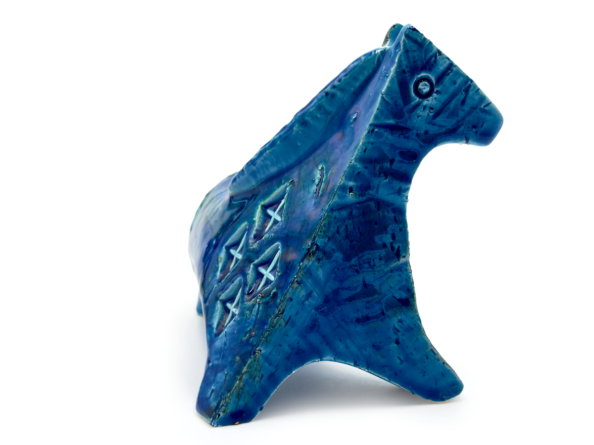 Bitossi (Italy) 'Rimini Blu' 6" Horse