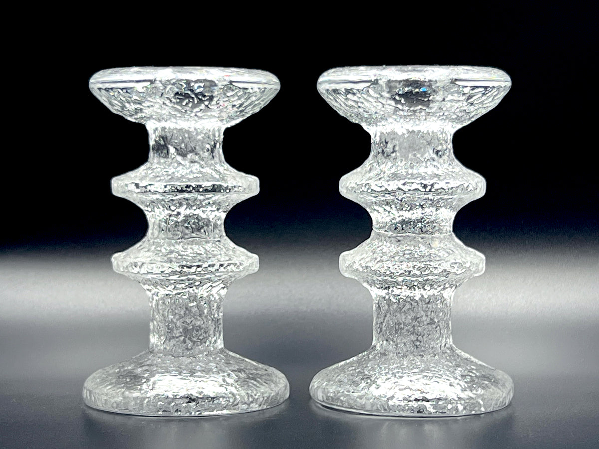 Candelabros de dos anillos 'Festivo' de Iittala (Finlandia) [Juego de 2]