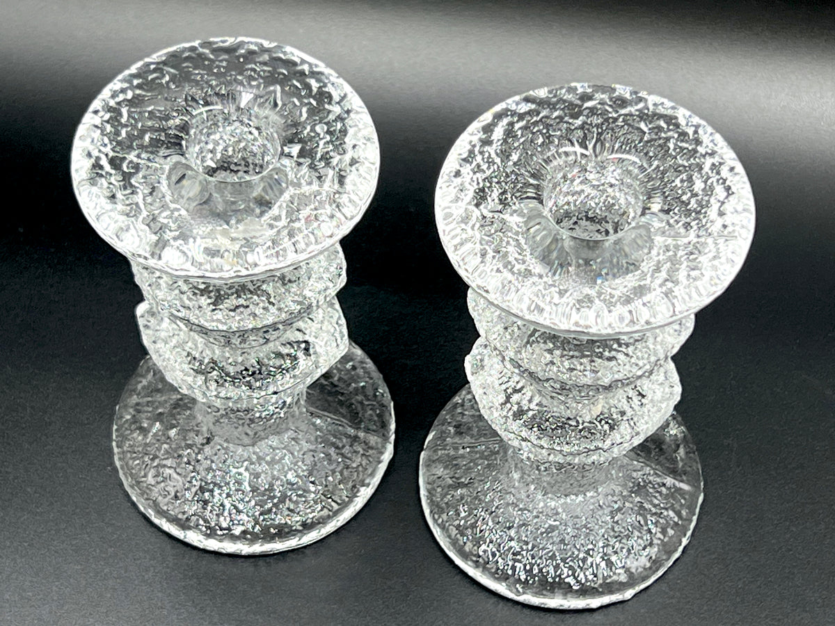 Candelabros de dos anillos 'Festivo' de Iittala (Finlandia) [Juego de 2]