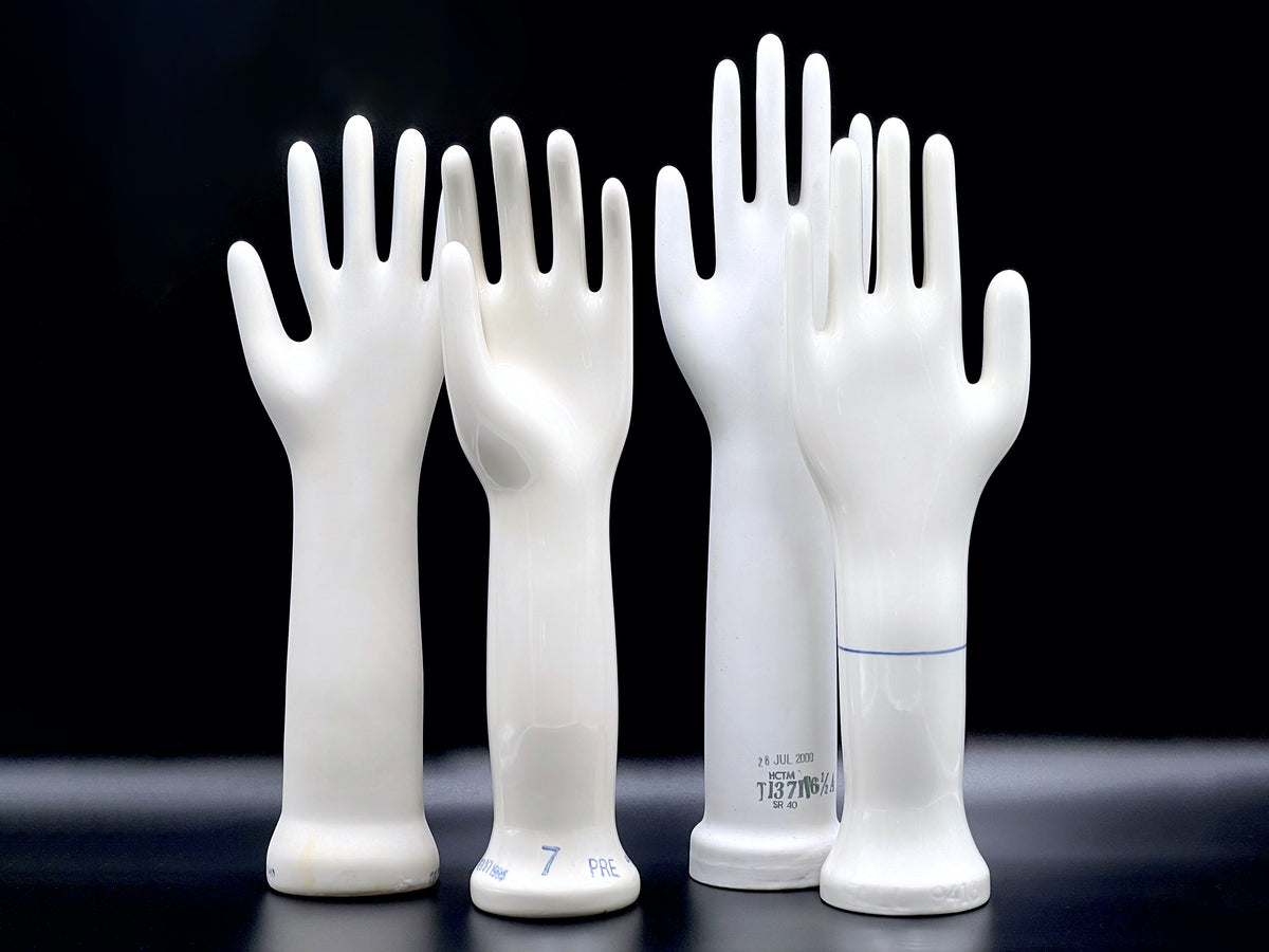 Vintage Porcelain Glove Moulds | Made by General Porcelain, in the USA [Sold Separately]