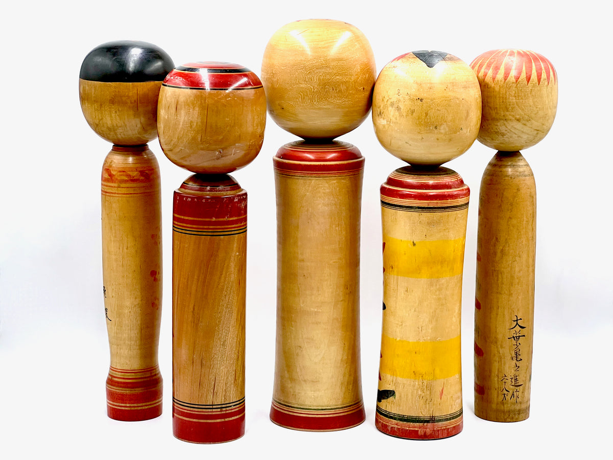 Traditional Style Vintage Japanese Kokeshi - XL [Sold Separately]