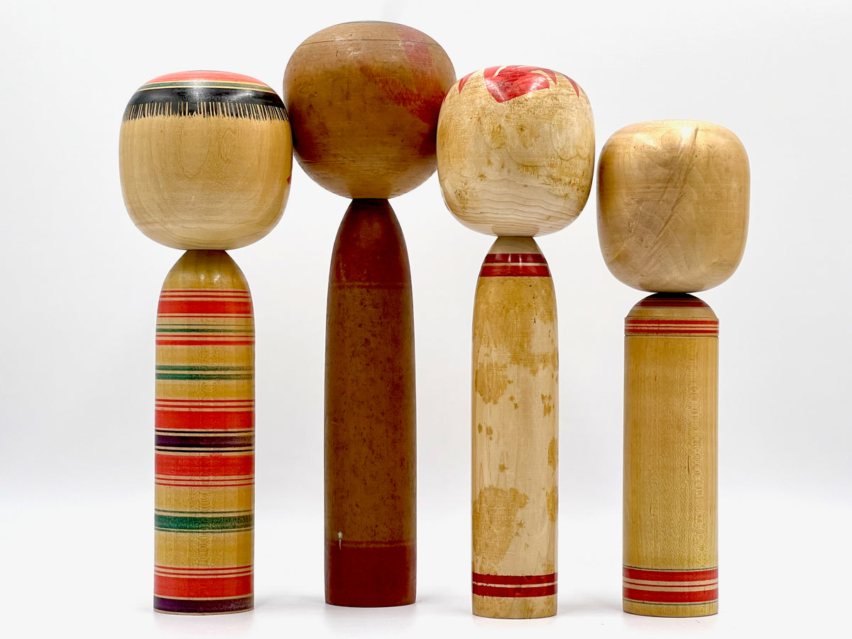 Traditional Style Vintage Japanese Kokeshi - Medium [Sold Separately]