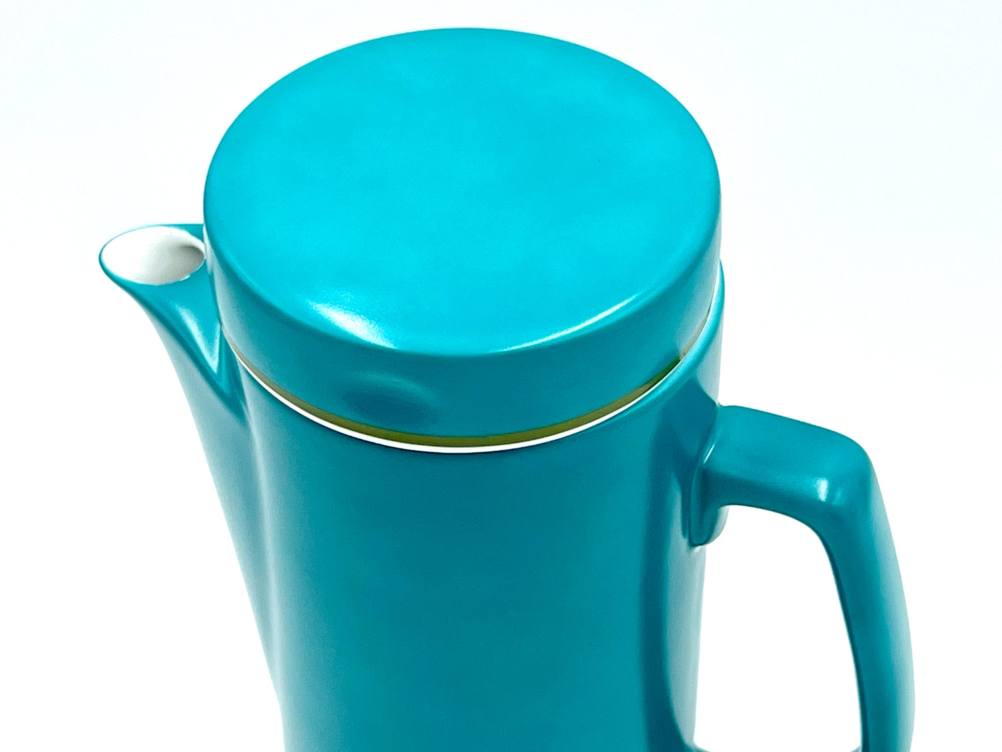 ★ kecj1507 ★ Schmid Kreglinger (Japan) 'Kelco' Coffee Pot, in Turquoise