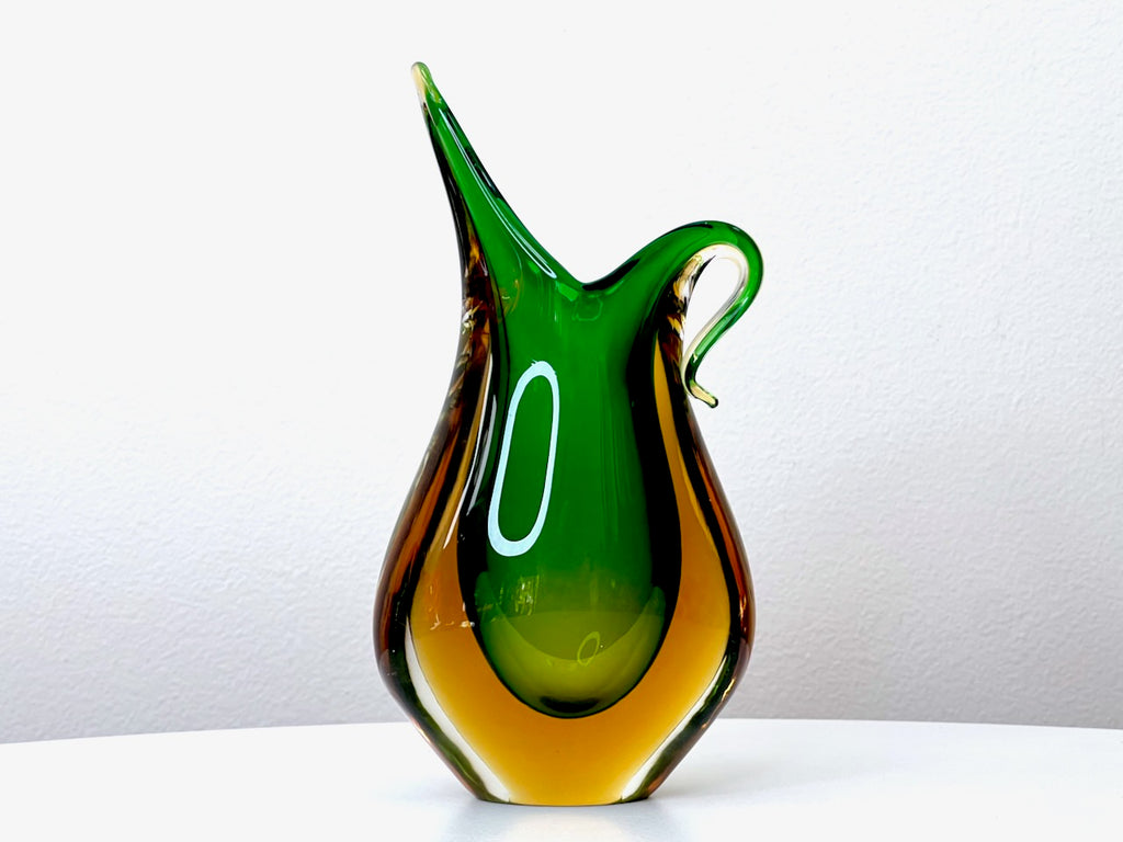 MURANO GLASS VASE WITH 'TUTTI FRUTTI' DECOR, 1950s ITALY – modernredux