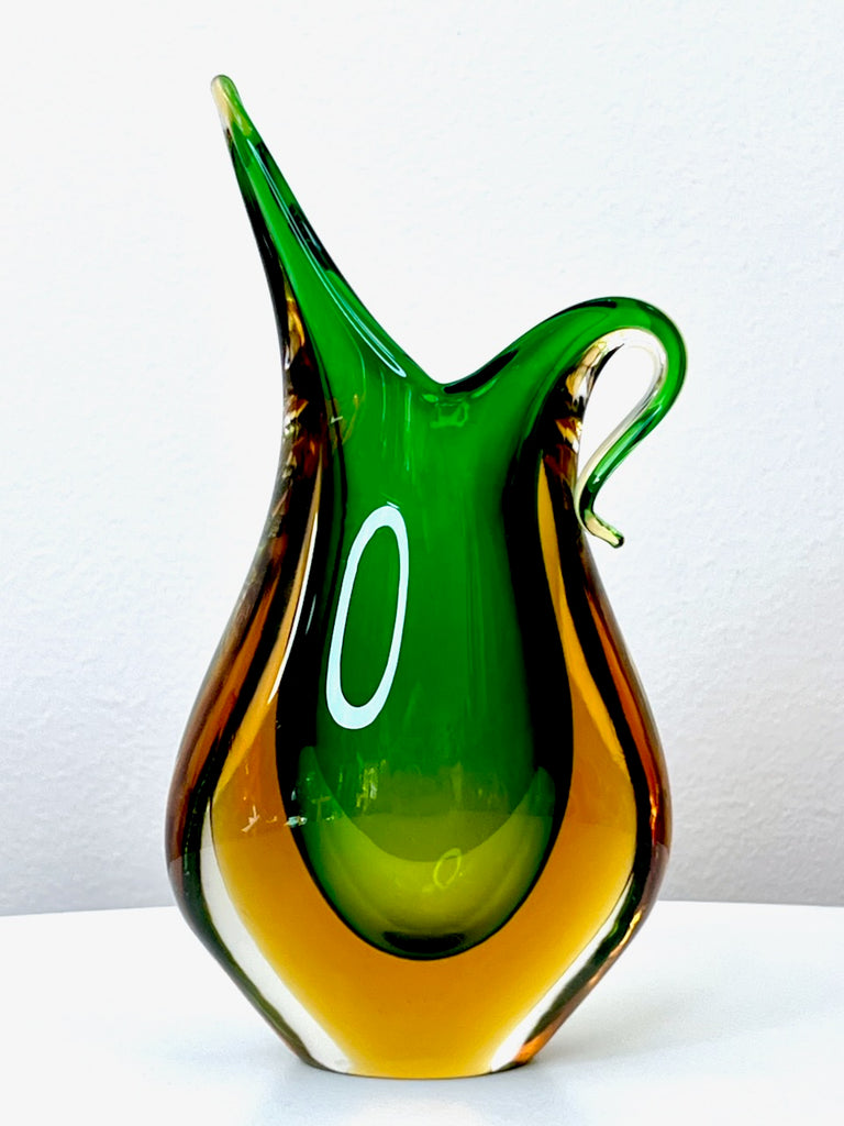 MURANO GLASS VASE WITH 'TUTTI FRUTTI' DECOR, 1950s ITALY – modernredux