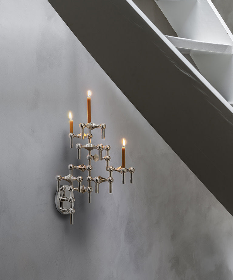 Support mural STOFF Nagel (Danemark), en chrome
