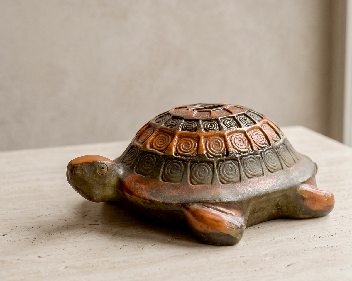 Bitossi (Italy) 8.5" Turtle Money Box *RARE FIND*