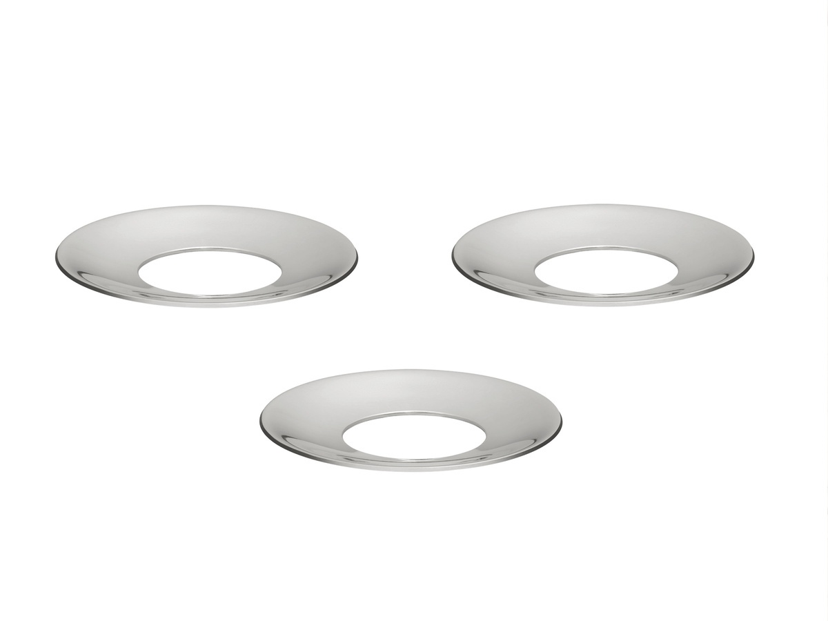 Manchette STOFF Nagel (Danemark), chromée [Lot de 3]