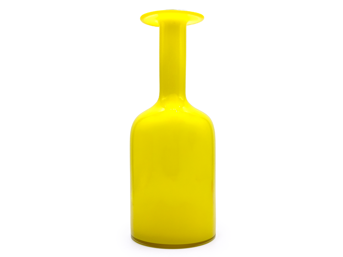 Vase de sol scandinave XL de 38 cm (15 pouces) jaune