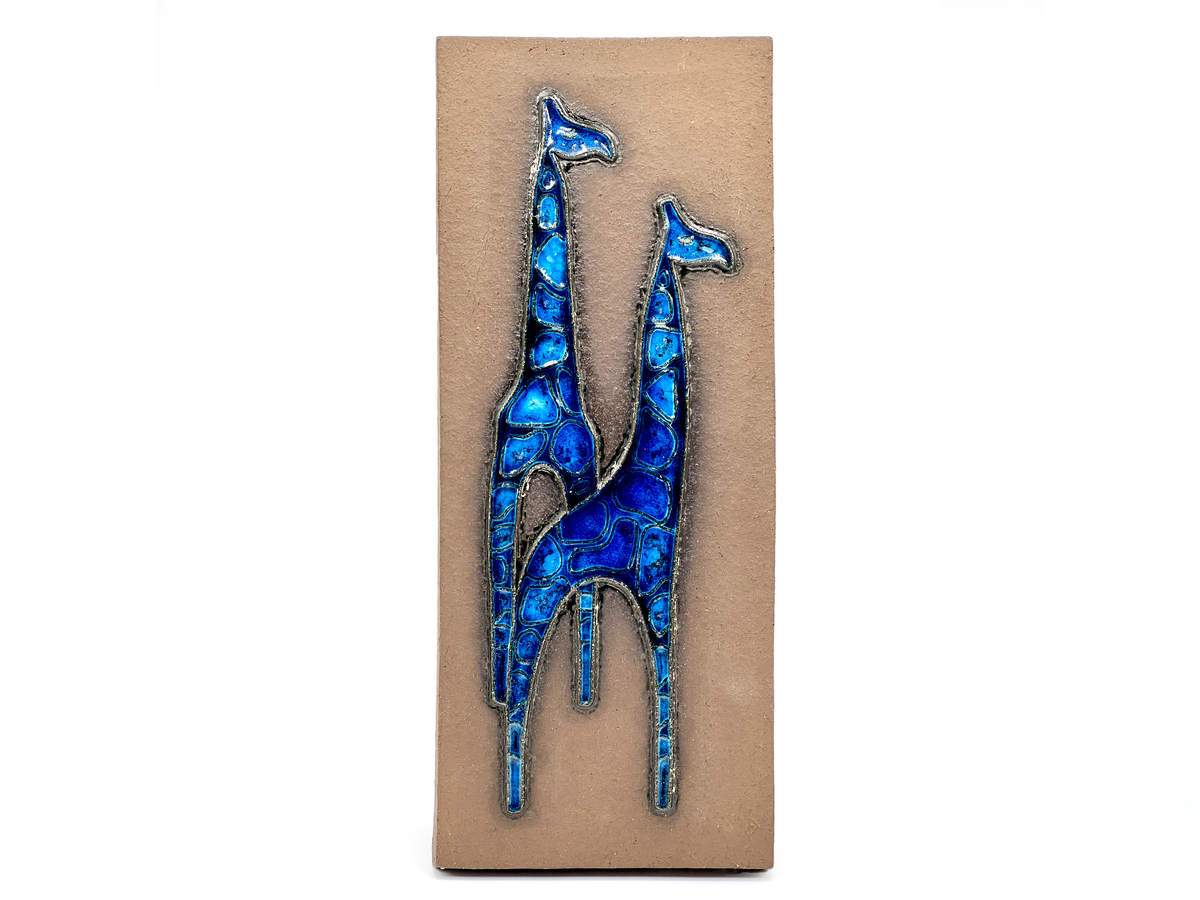 Knabstrup (Denmark) 14.5" Ceramic Wall Plaque | Designed by Inge Exner *RARE FIND*