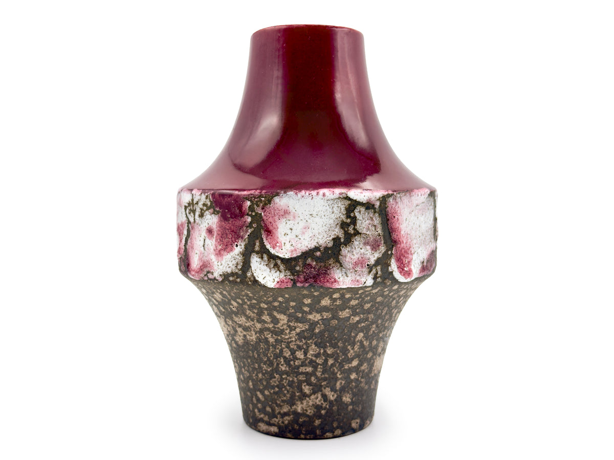 Carstens Tönnieshof (West Germany) 'Malmö' Vase, in Aubergine/Brown | Model #1252-23 *RARE FIND*