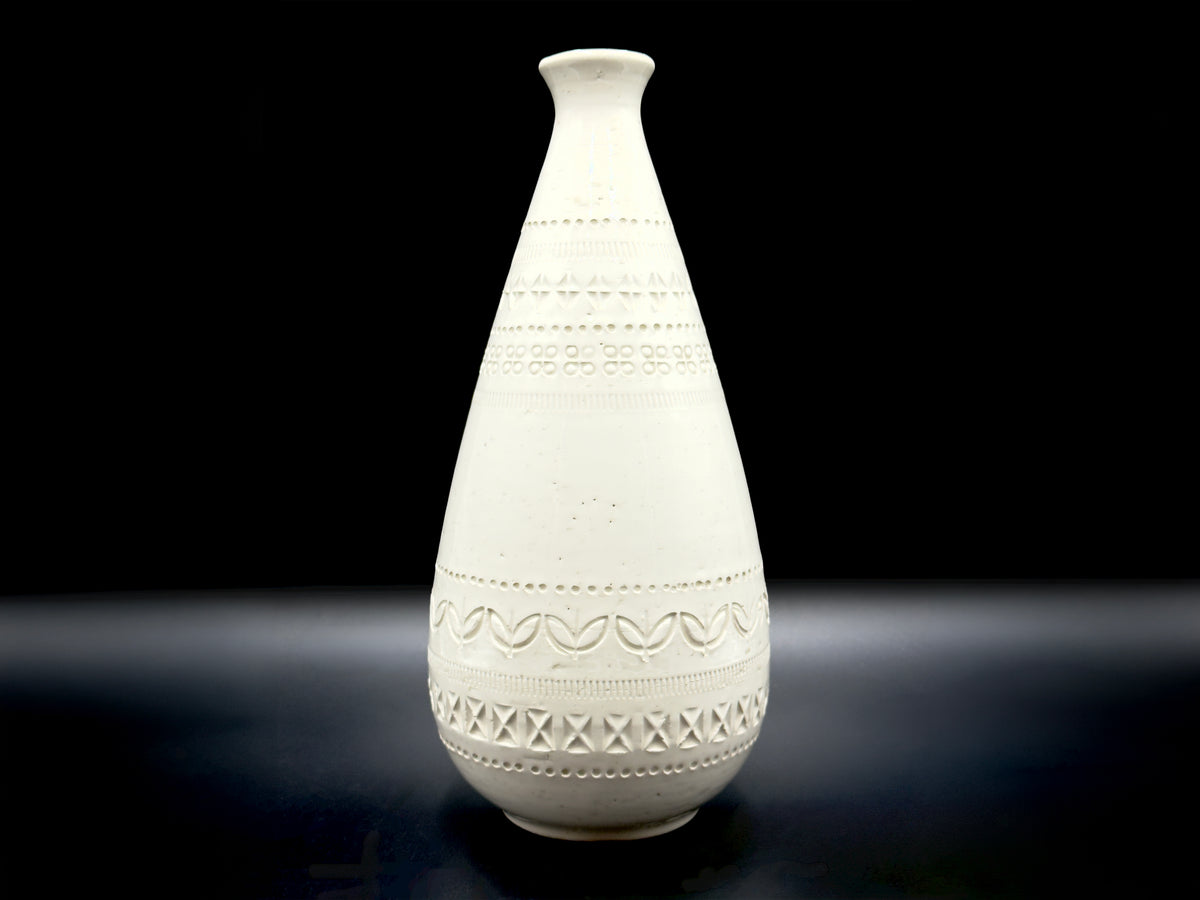 Bitossi (Italy) 'Rimini' in White, 12" Vase *RARE FIND*
