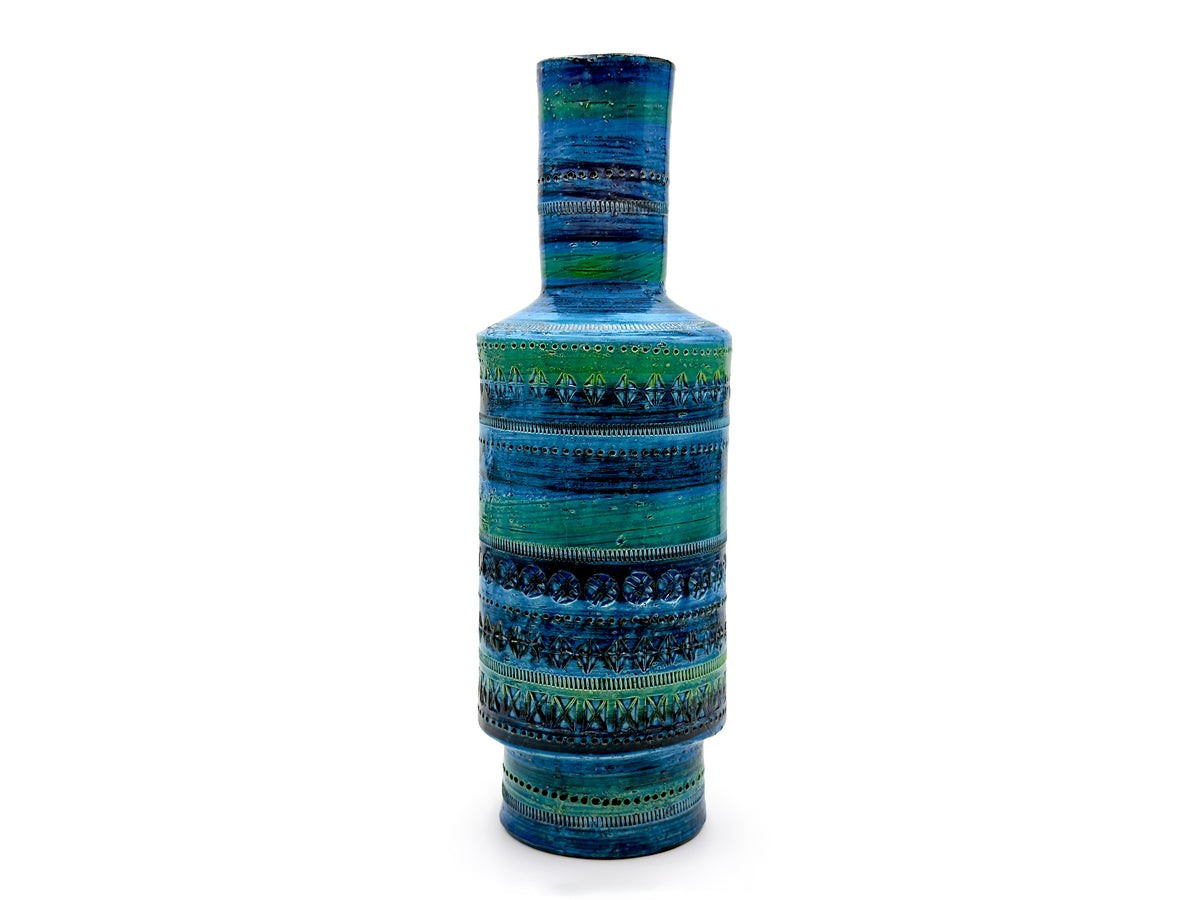 Bitossi (Italy) 'Rimini Blu' 16.5" Vase *RARE FIND*