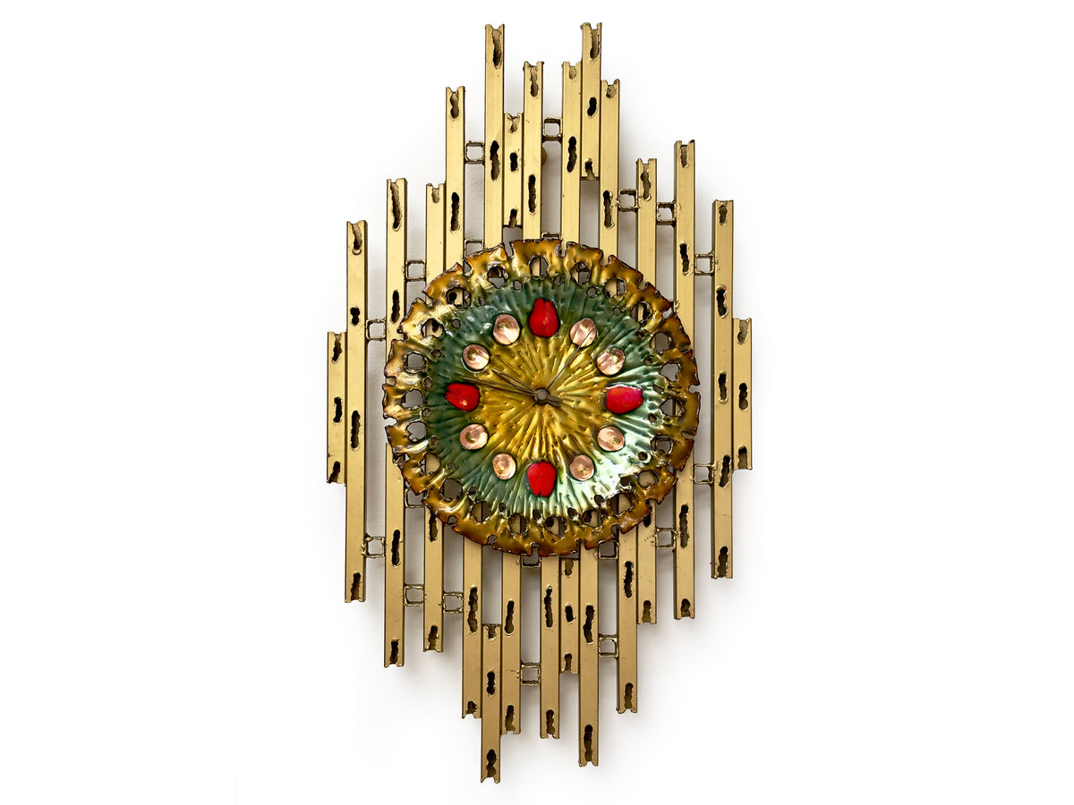 Reloj de pared Starburst de 34 cm de Seth Thomas (Escocia) | Circa 1960