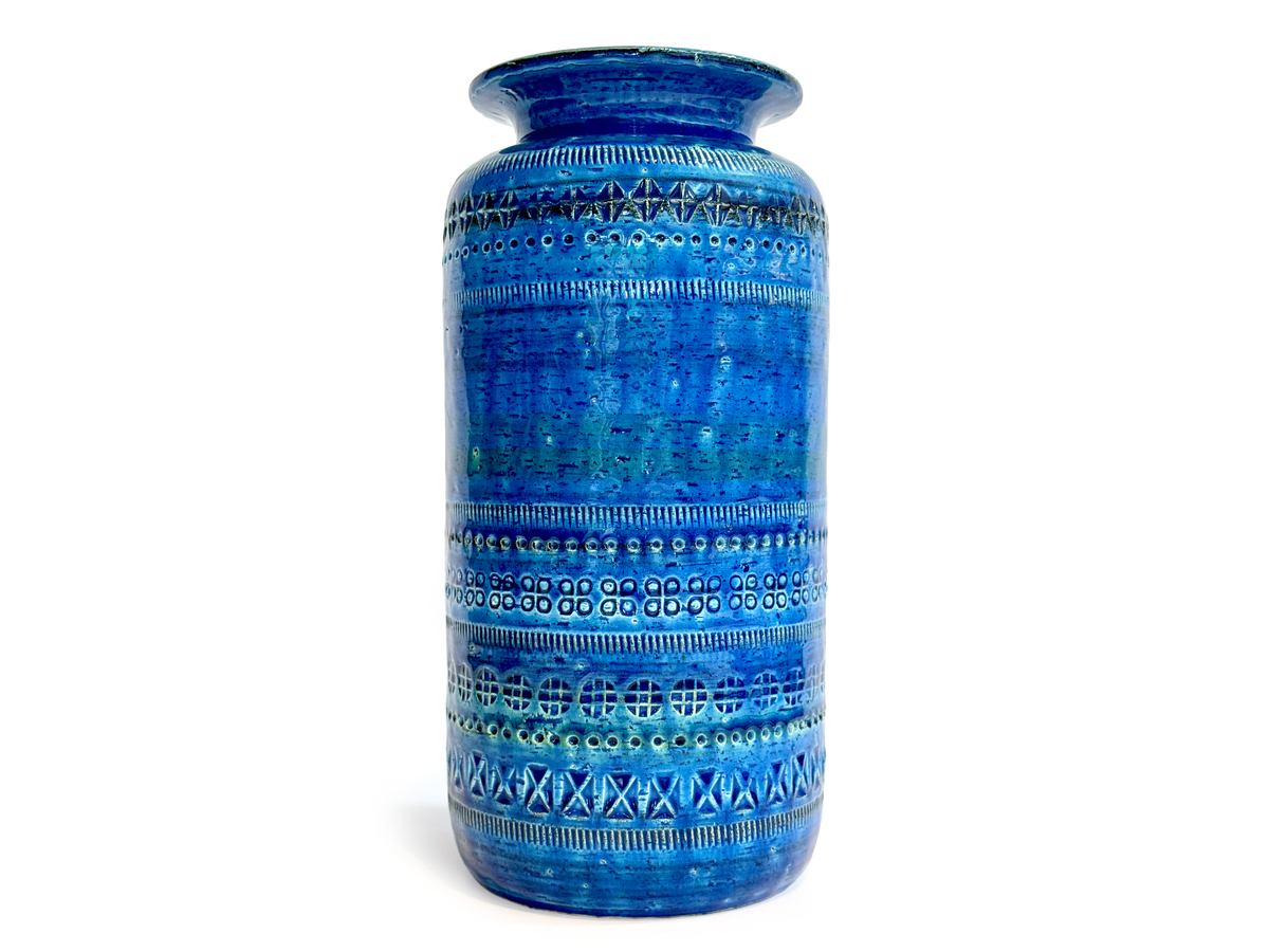 Bitossi (Italy) 'Rimini Blu' 11.5" Vase