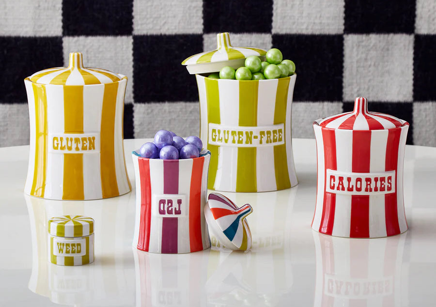 Jonathan Adler (États-Unis) Vice 2" Canister 'Weed'