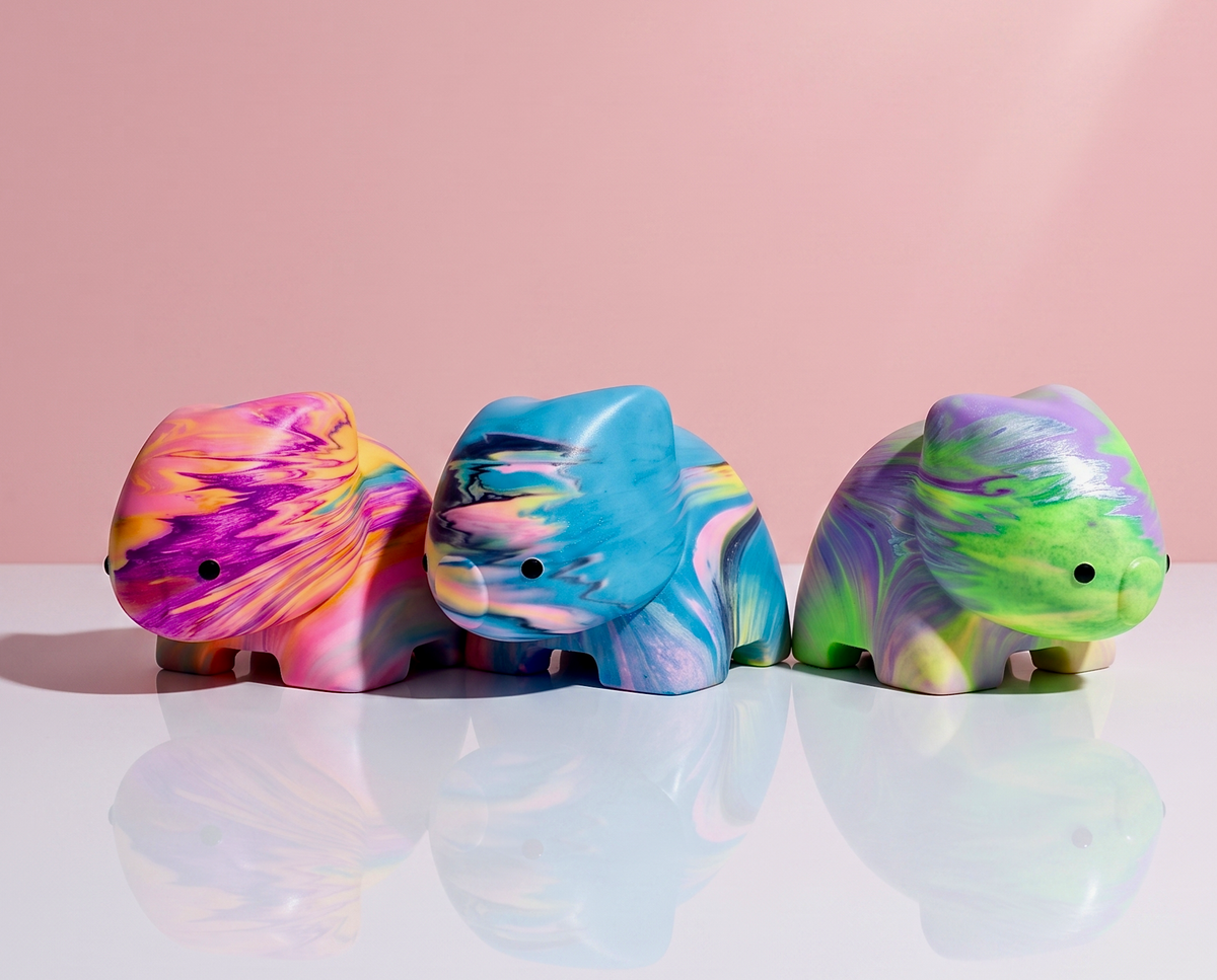 Pete Cromer (Australia) Resin Wombat - Multicolour