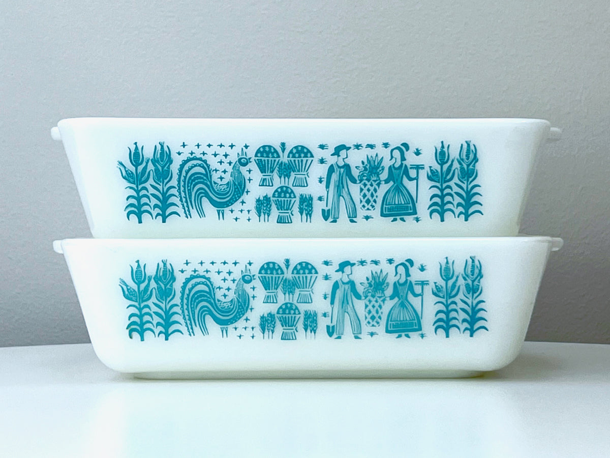 PYREX (EE.UU.) 'Butterprint' #503 Plato para refrigerador [se vende por separado]