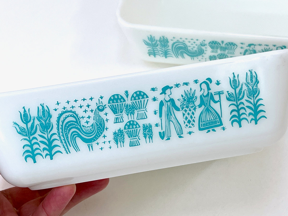 PYREX (EE.UU.) 'Butterprint' #503 Plato para refrigerador [se vende por separado]