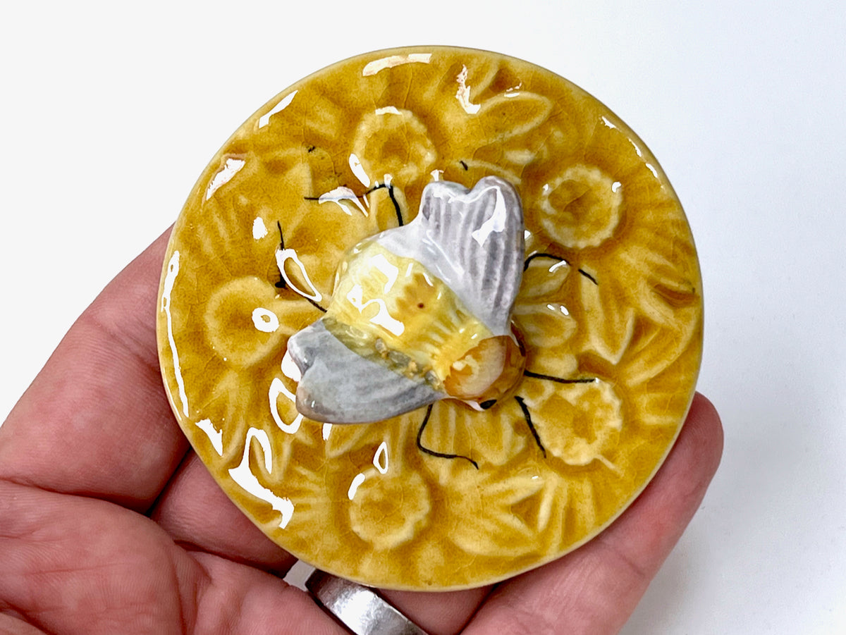 Ceramic Honey Pot | Made by Secla, Portugal
