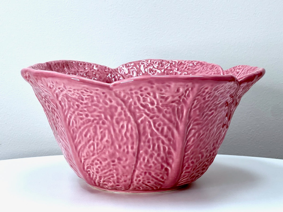 Olfaire (Portugal) 'Chou' en rose, grand bol à salade/service de 10,5 po
